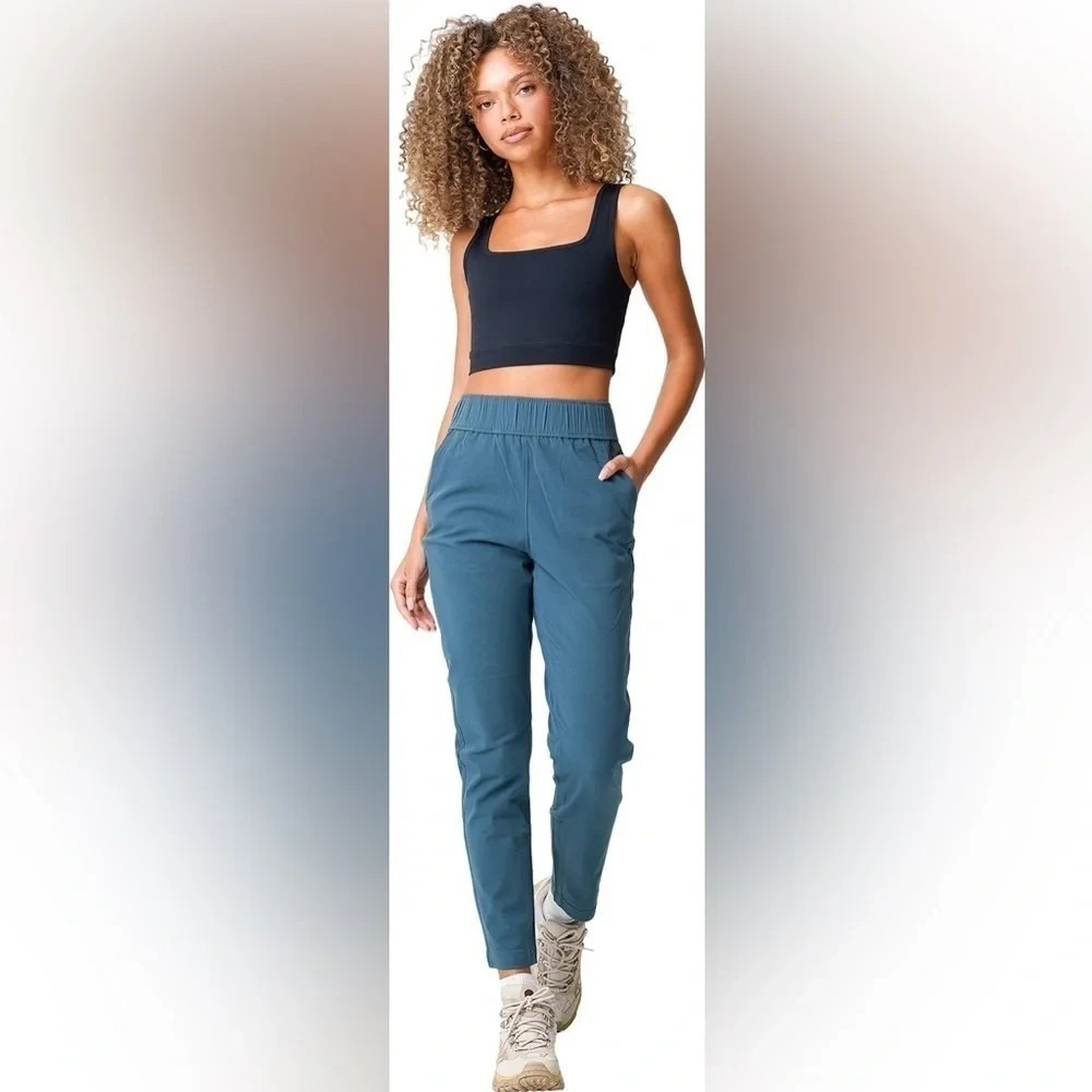 Alder Pants Small Women's "Open Air" in Teal Climbing Gorpcore Hiking Camping